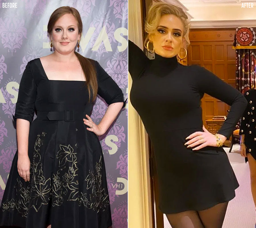 adele before after weight loss