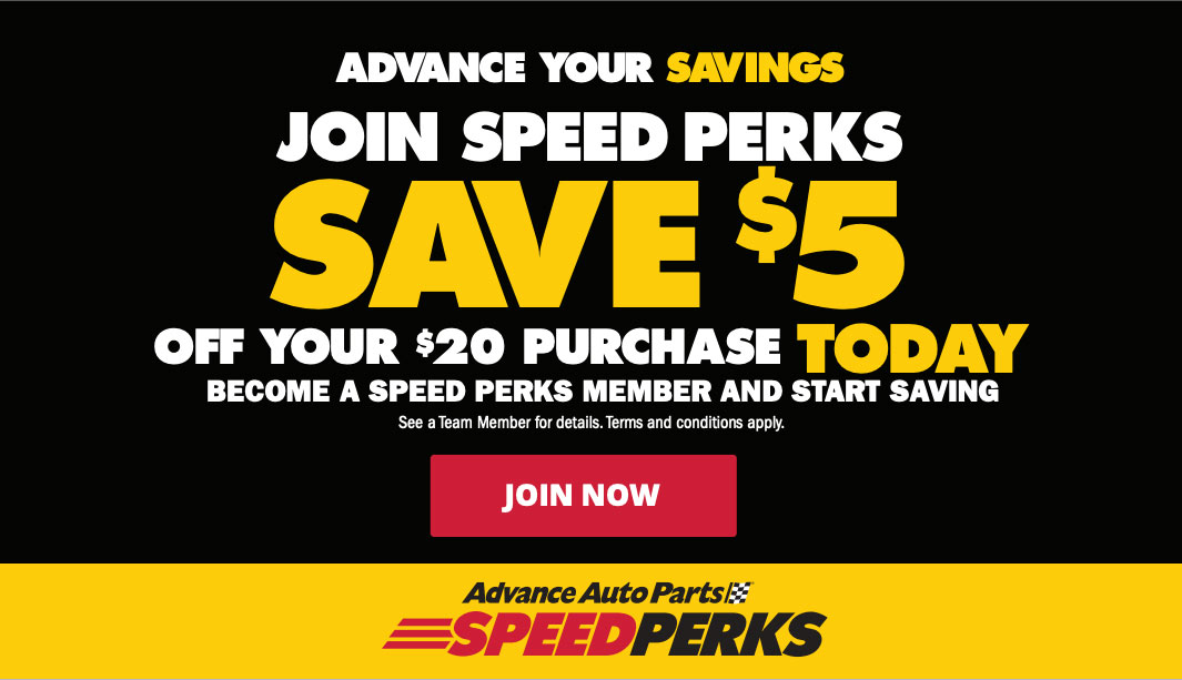 advance auto parts $5 coupon speedperks