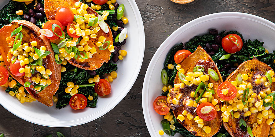 black bean bowl purple carrot