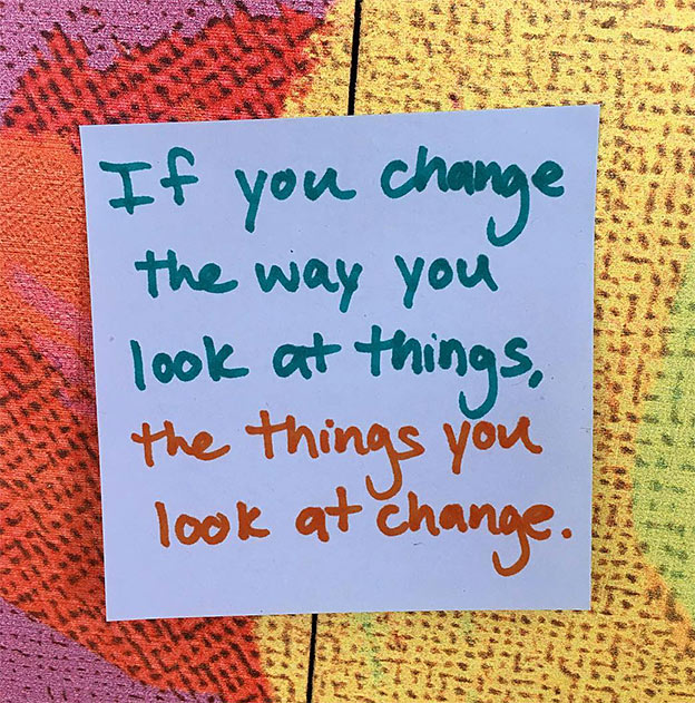 change perception quote diet