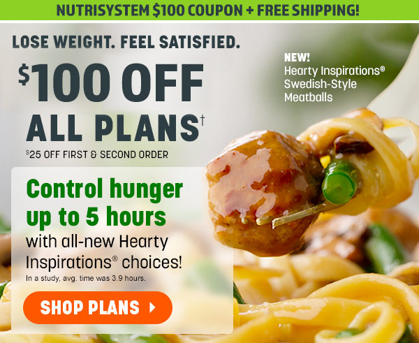 coupon nutrisystem 100 off