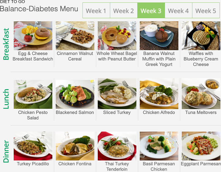 diabetes menu 3 diettogo