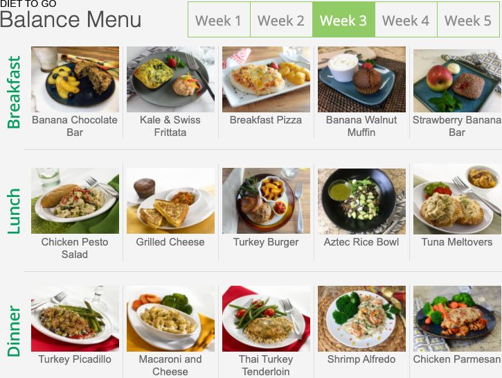 diet to go menu week 3