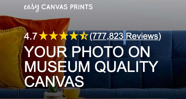 easy canvas prints customer reviews