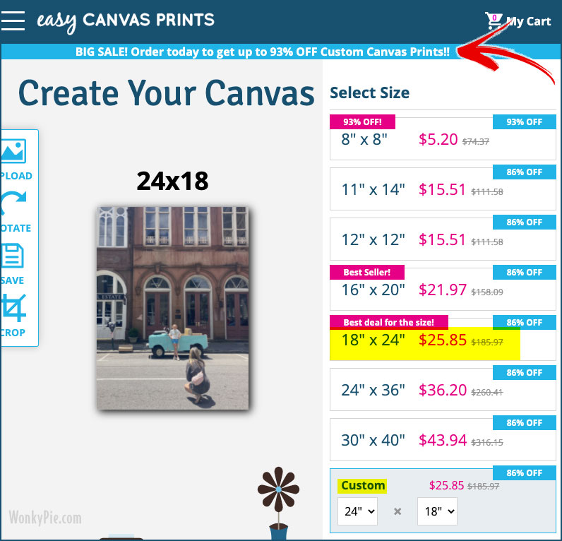 easy canvas prints design review