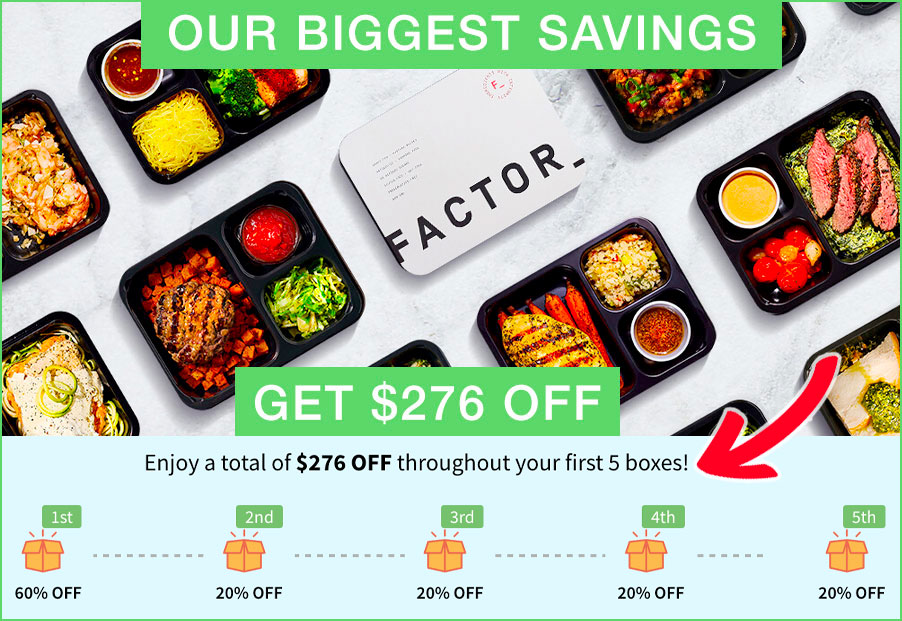 Best Factor 75 Discount Code? 120 Off First Time! • 2024