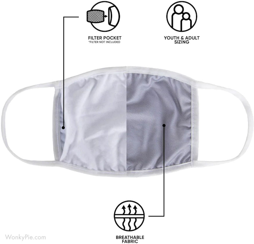 fanatics filtered face mask