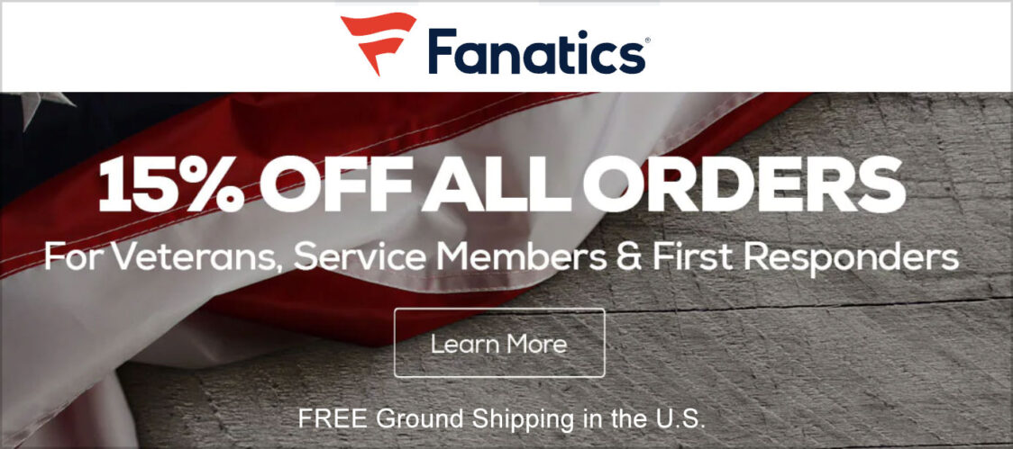 Does Fanatics Have First Responders Discounts? - Shop ID.me