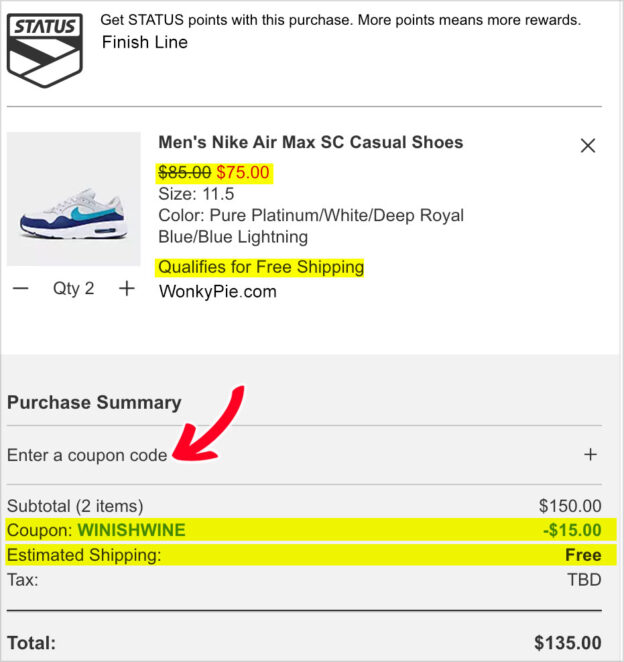 5 Finish Line Coupon Codes Free Shipping, 20 Off • 2024
