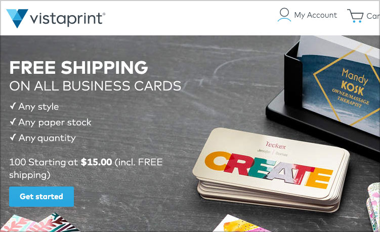 7 Vistaprint Promo Free Shipping + 20% Off • 2023