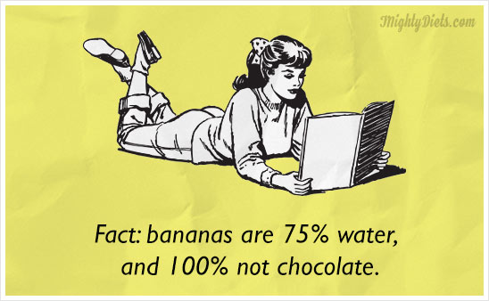 funny diet pic banana