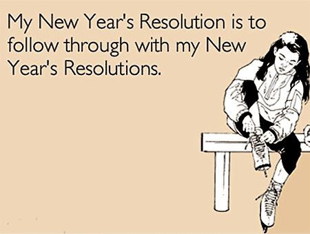 funny new years resolution
