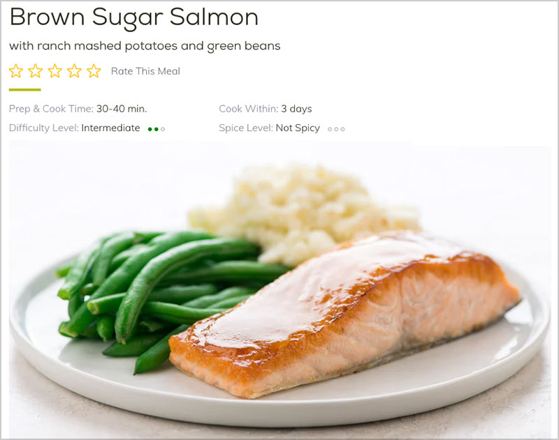 home chef brown sugar salmon recipe