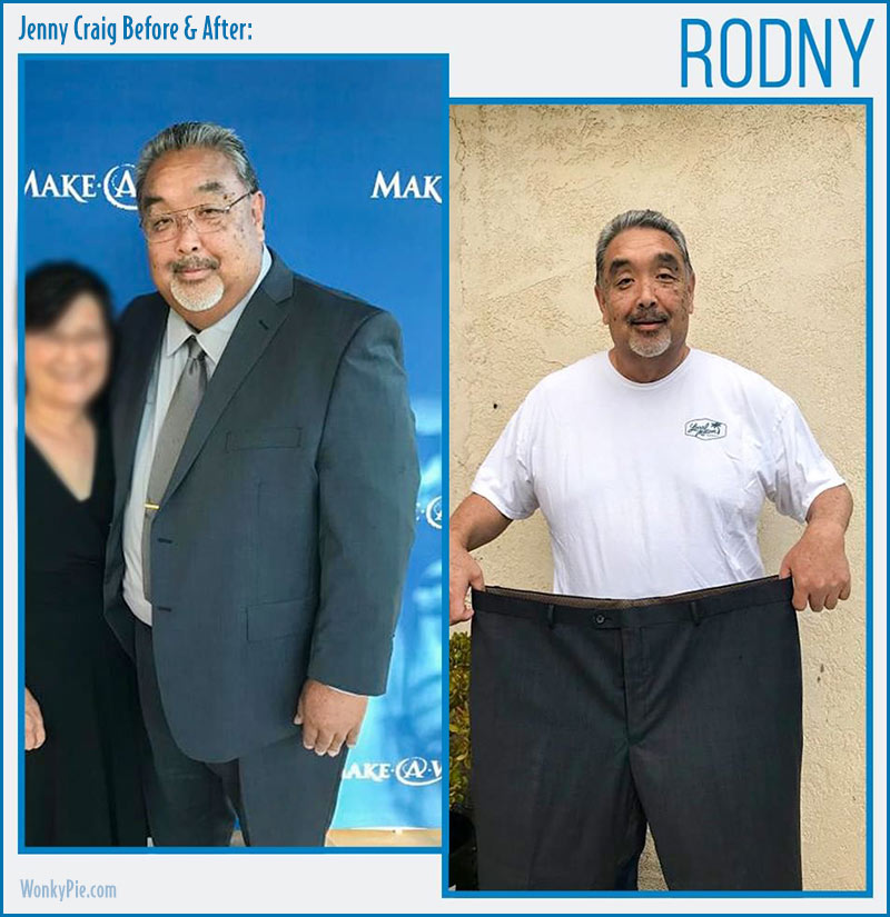 jenny craig men before after rodney