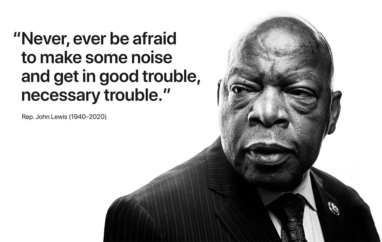 john lewis quote good trouble