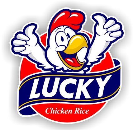 lucky chicken rice logo