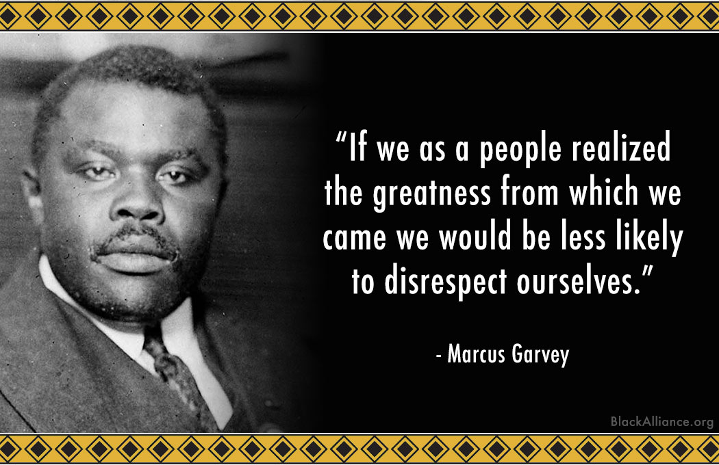 marcus garvey confidence quotes