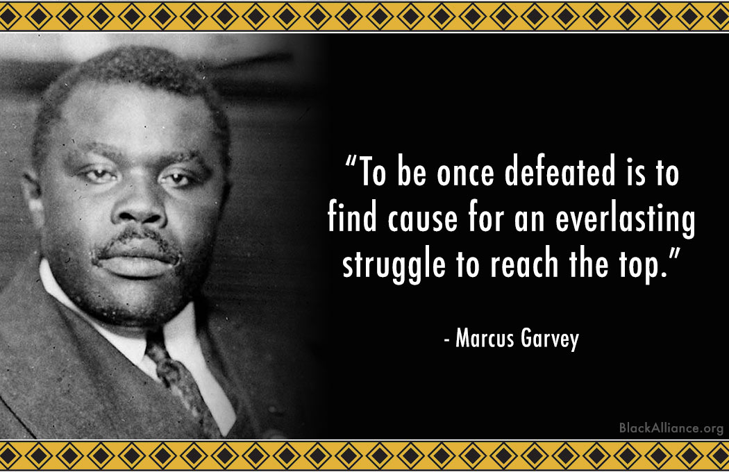 marcus garvey quotes on love