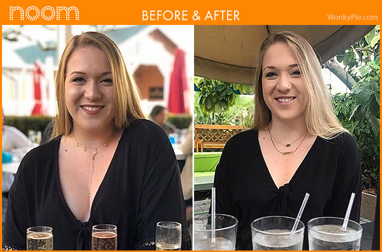 noom weight loss results pics maddie