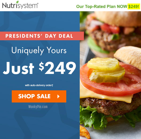 Nutrisystem 249 Uniquely Yours Special Best Deal? • 2024