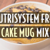 nutrisystem cake mug mix