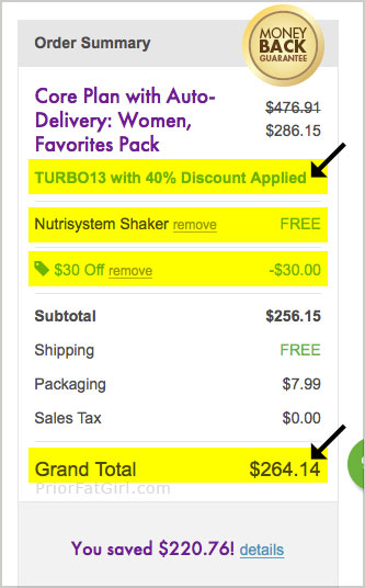 nutrisystem cheapest buy