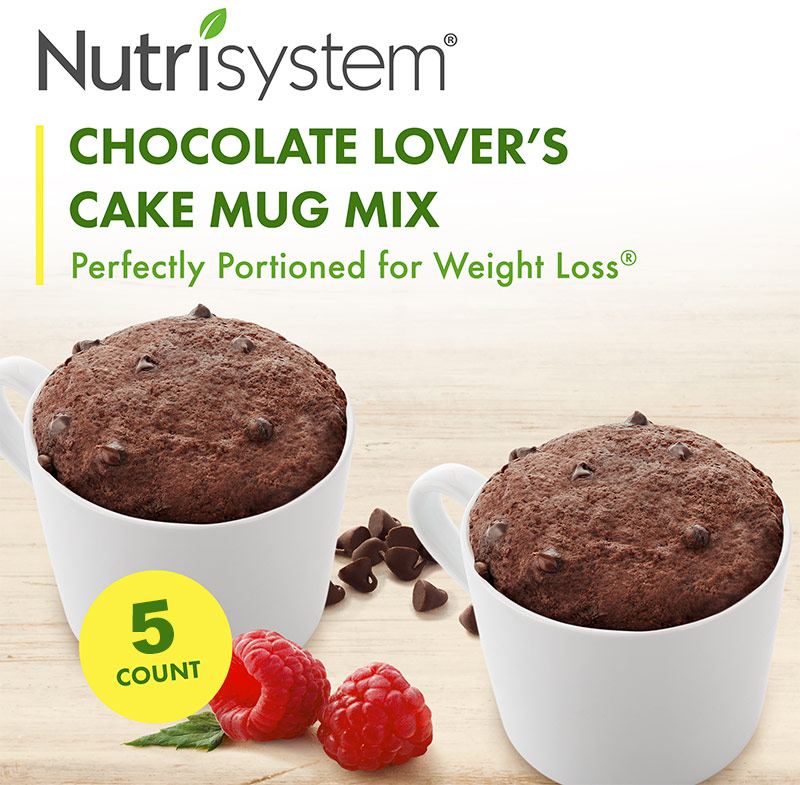 nutrisystem chocolate cake mug