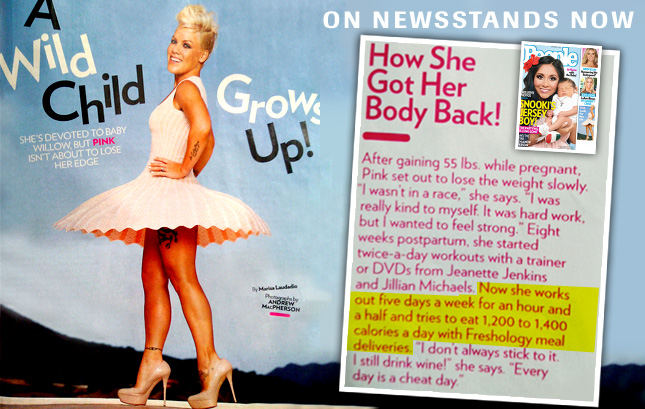 pink freshology people magazine