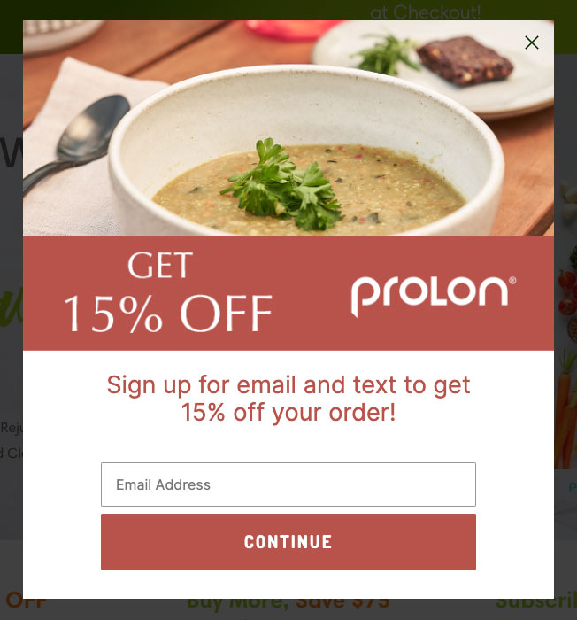 prolon email coupon 15