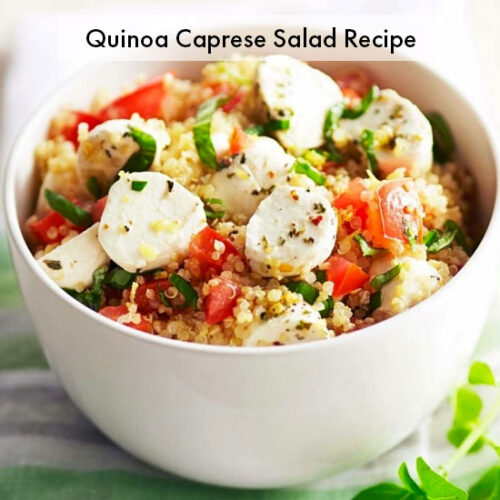 quinoa caprese salad recipe