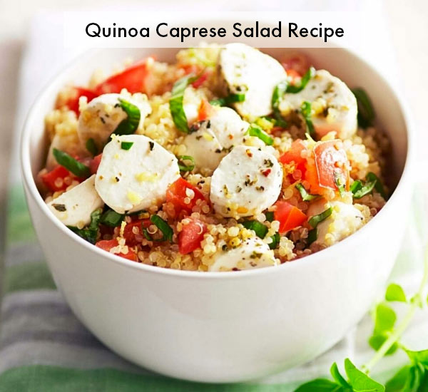 quinoa caprese salad recipe