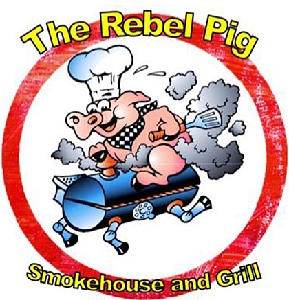 rebel pig bbq restaurant logo