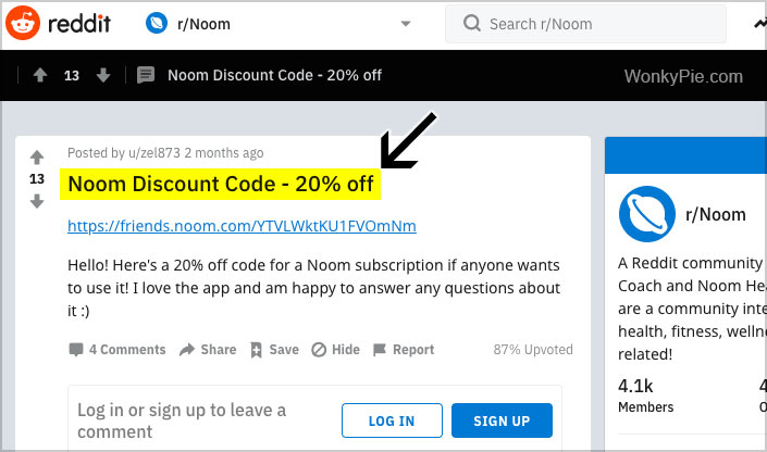 reddit noom discount code