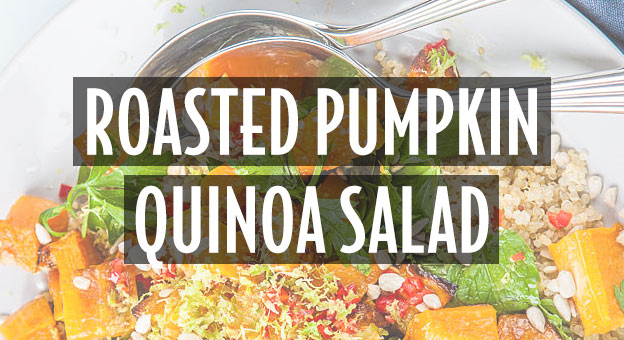 roasted pumpkin quinoa salad