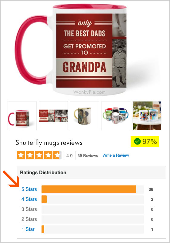 shutterfly mug reviews