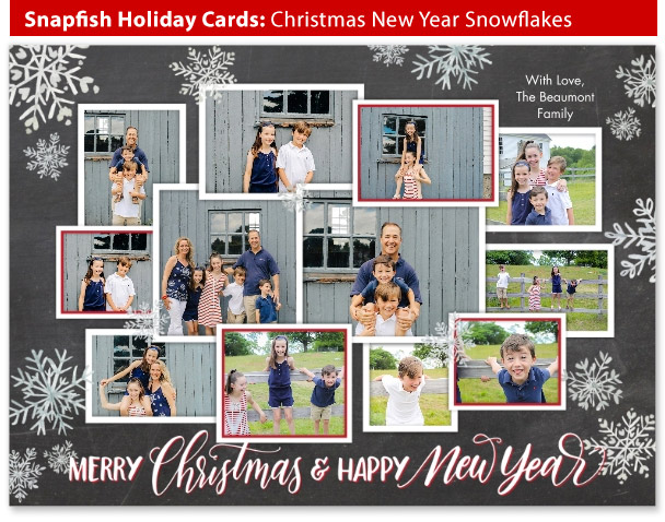 snapfish holiday cards christmas new years
