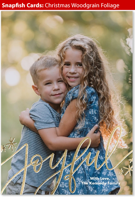 snapfish holiday cards joyful