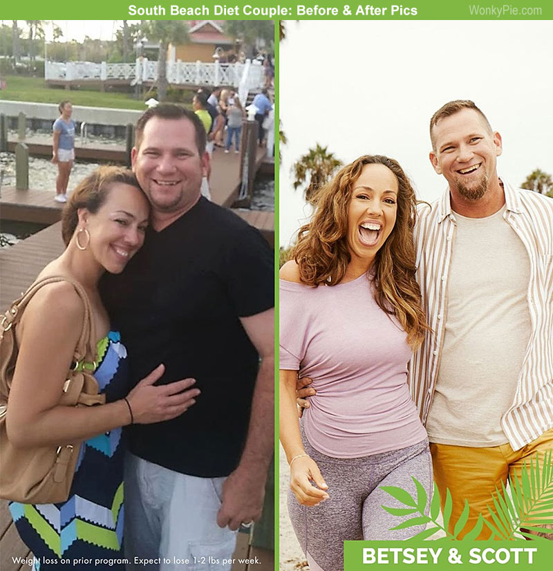 south beach diet couple weight loss pics