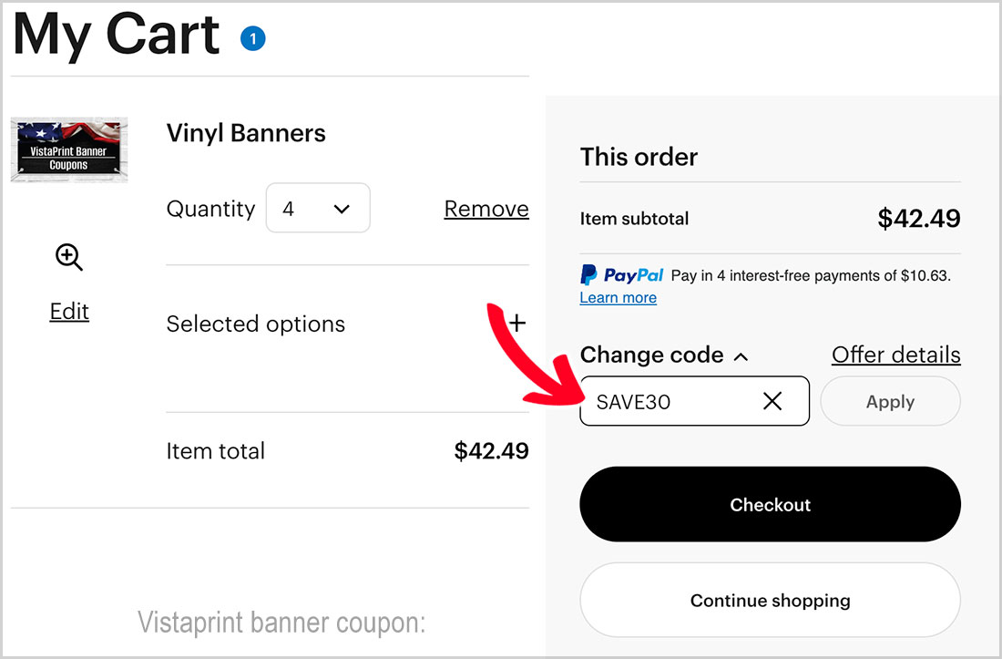 Best VistaPrint Banner Coupon? 25 Off Discount Code