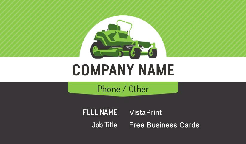 vistaprint free business card template