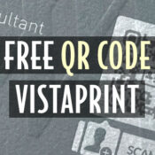 vistaprint free qr code