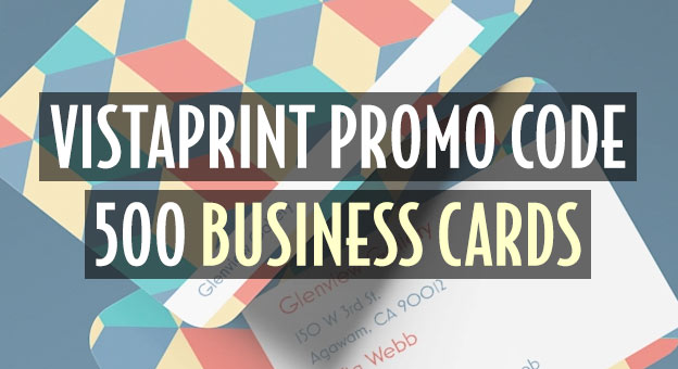 vistaprint promo code 500 business cards