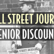 wall street journal senior discount