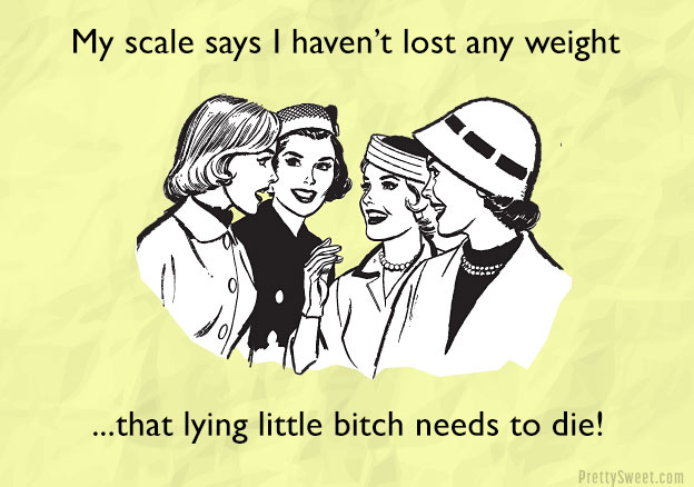 funny scale no weight loss meme