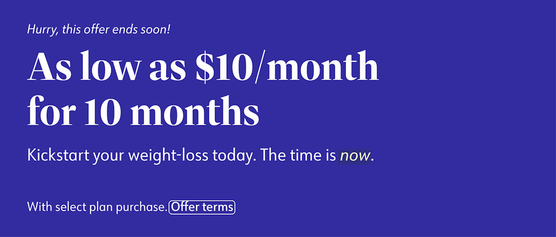 weight watchers 10 month membership promotion 