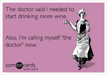 funny drinking wine ecards