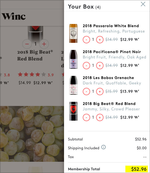 winc wine prices
