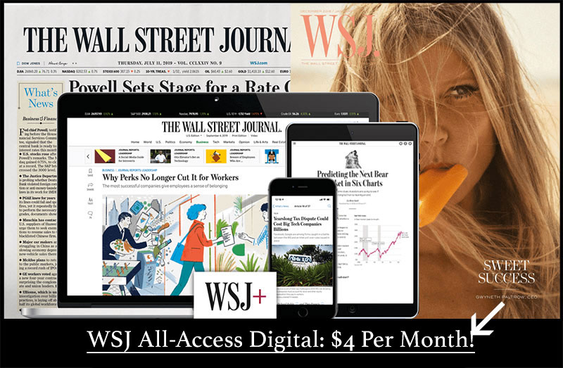 wsj 4 dollars month deal