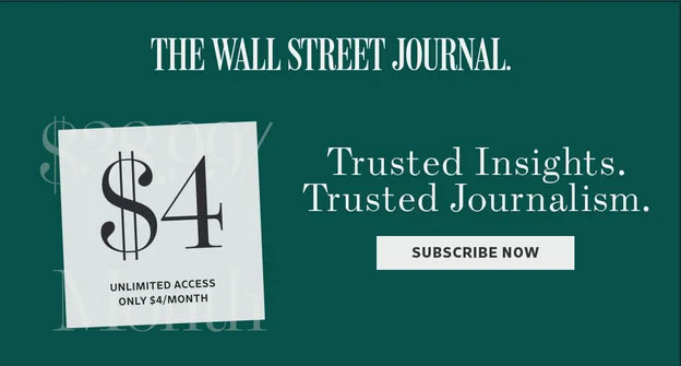 wsj featured subscription deal senior