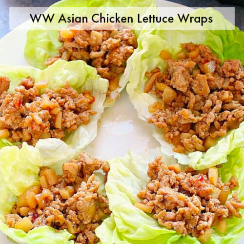 ww asian chicken lettuce wraps
